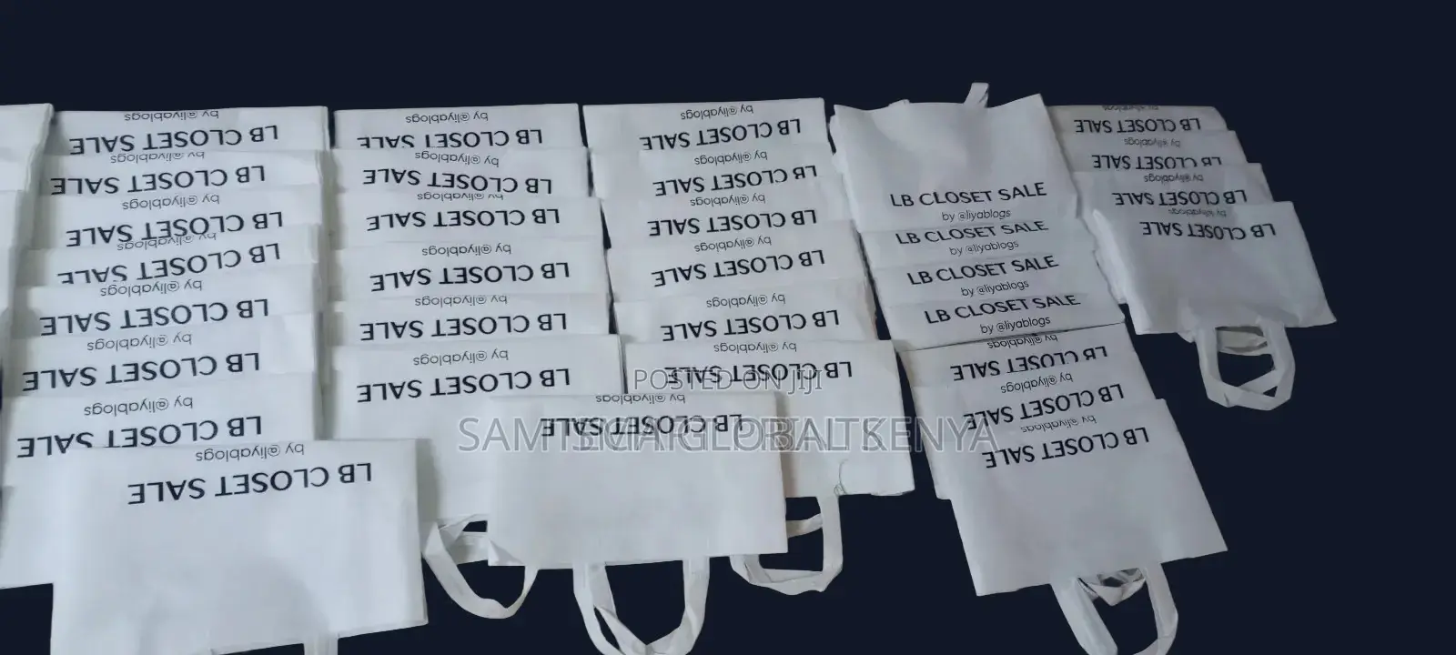 Carrier Bag Branding Available. Call or Text