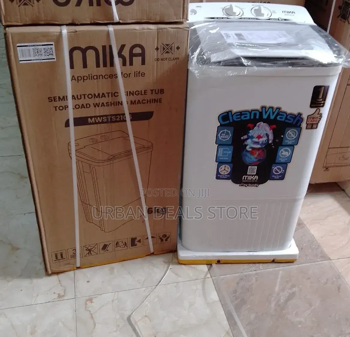 Mika Semi Automatic 6kg Single Tub Top Load Washing Machine