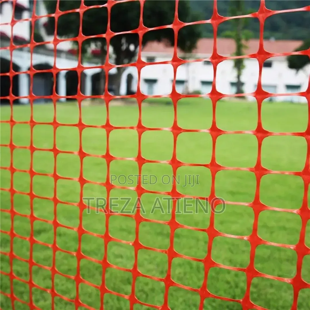 Orange Scaffolding Safety Net