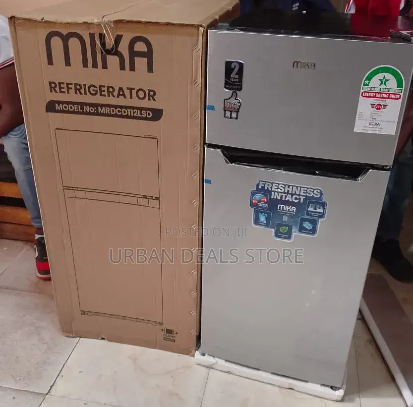 Mika 112 Litres Double Door Refrigerator