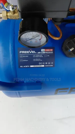 Freevel 50l 1500w/2hp Electric Direct Compressor 8 Bar