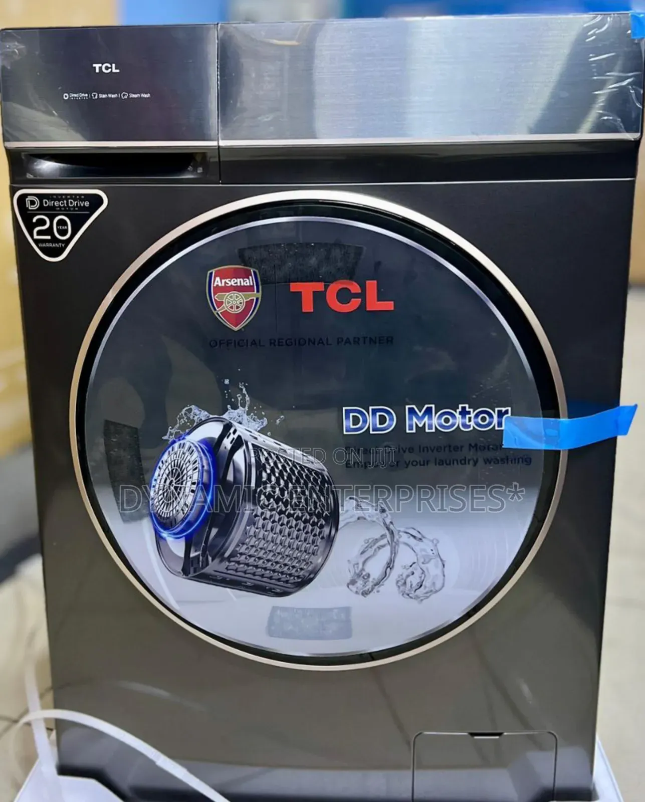 TCL Washing Machine Front 8kg Anda Spin Touch Screen