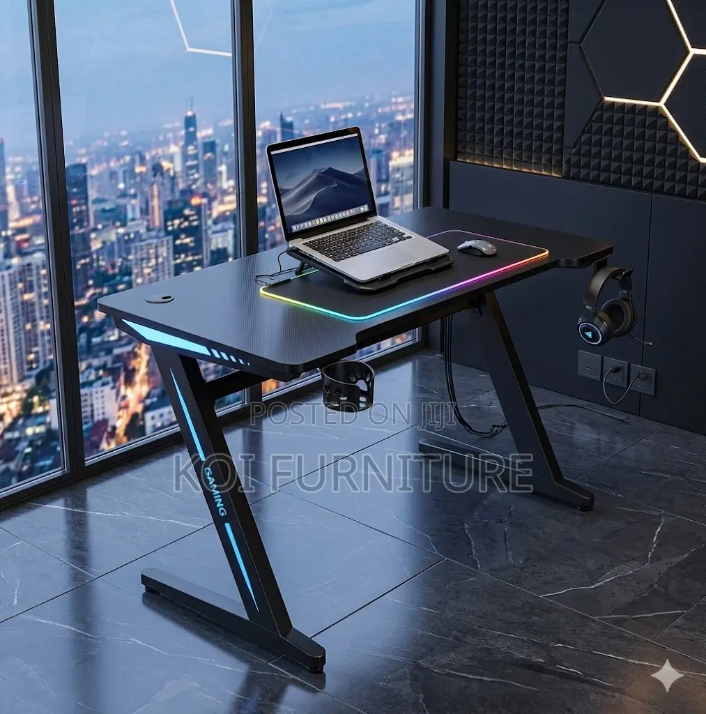 Office Desk; Led Home Office Computer Gming Desk