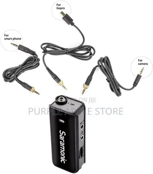 Saramonic Premium Lavalier Microphone With 2 Channel Audio Mixer
