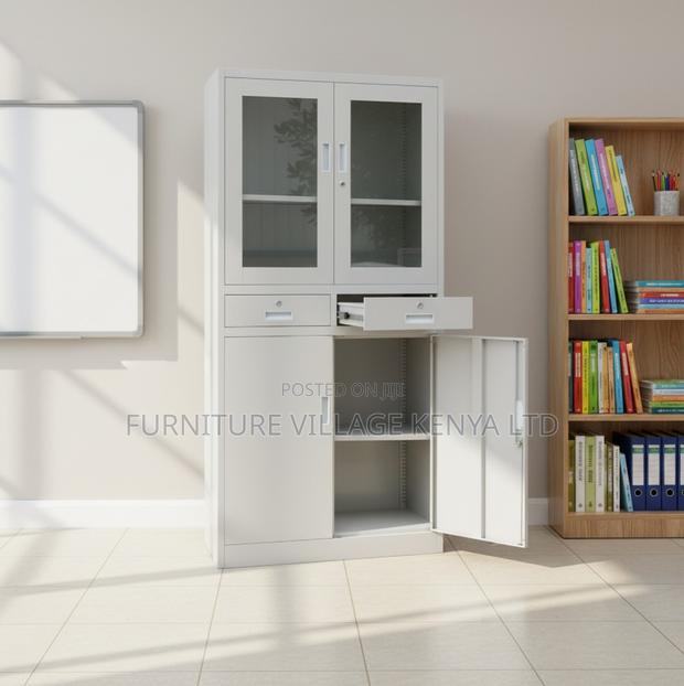 Executive 2-Door Cabinet With Lockers - thumbnail 8