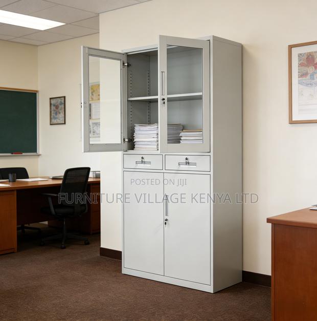 Executive 2-Door Cabinet With Lockers - thumbnail 10