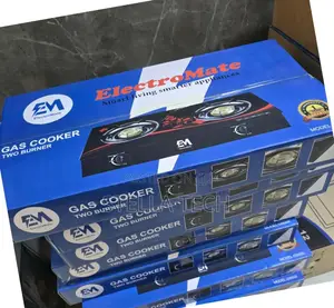 Electromate Glass Double Burner Cooker