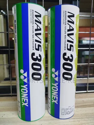Mavis 300 Original Yonex Shuttlecock Both Green and Blue Cap