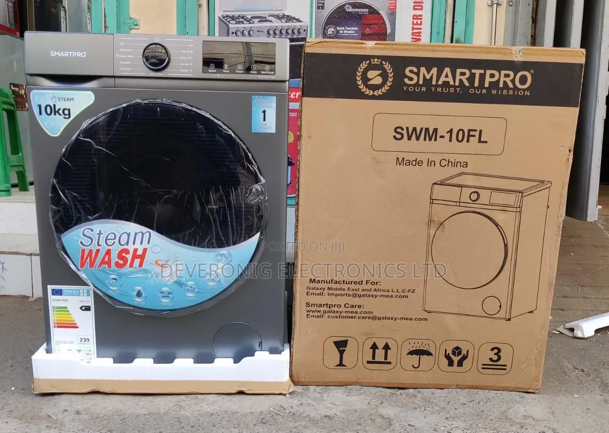 *Smartpro Washing Machine Frontload 10kg