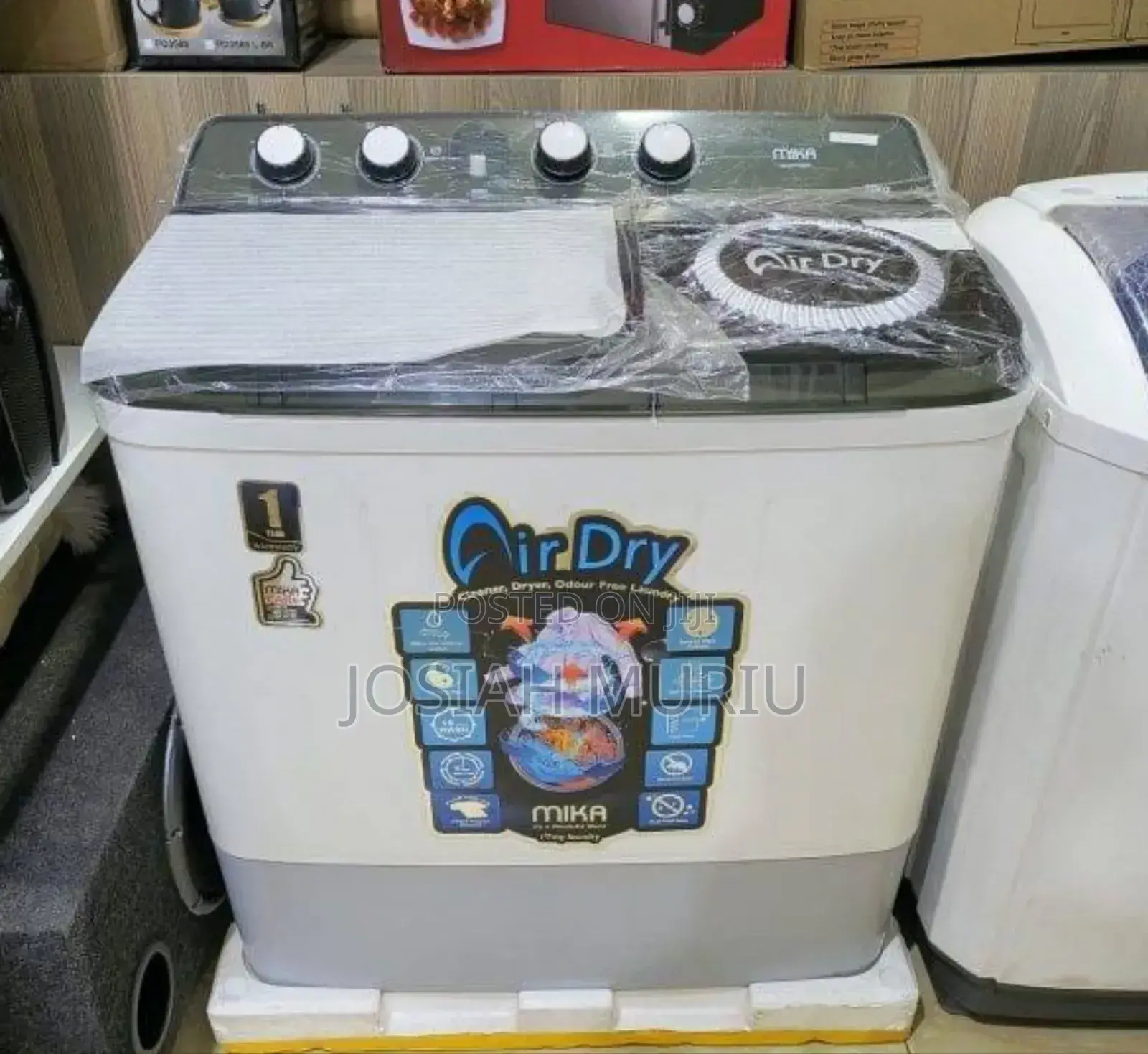 Mika 10kgs Top Load Washing Machine Twin Tub