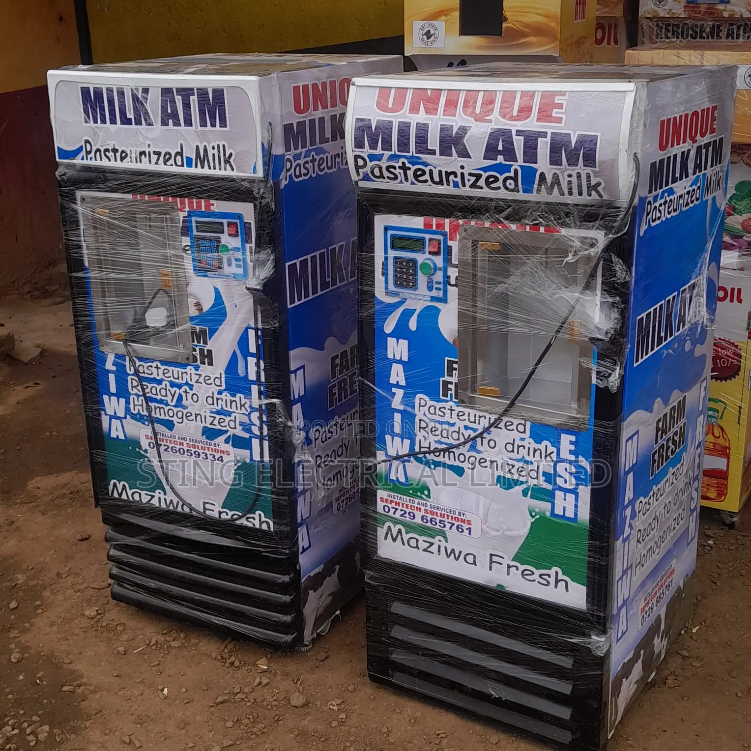100 Liters Milk Atm
