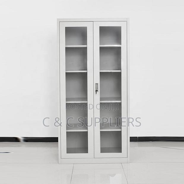 2-Door Glass Front Steel Cabinet - thumbnail 8