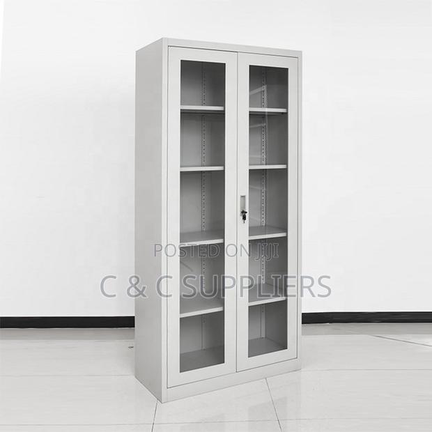 2-Door Glass Front Steel Cabinet - thumbnail 9
