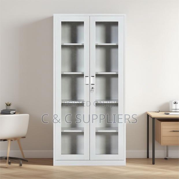 2-Door Glass Front Steel Cabinet - thumbnail 10