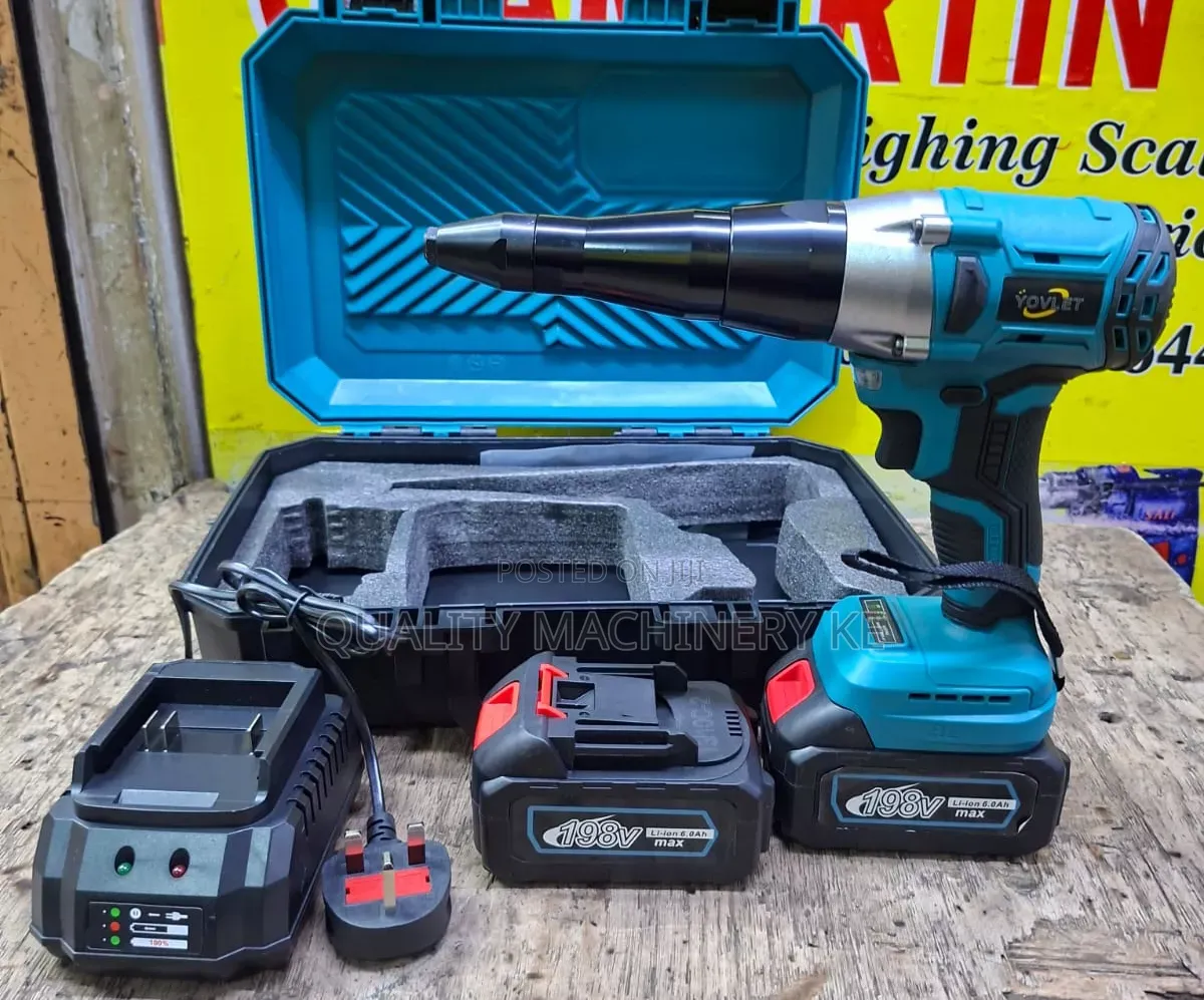 Heavy-Duty Cordless Brushless Rivet Gun