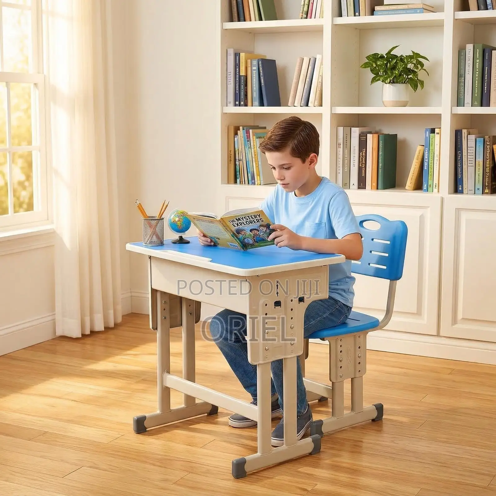 Office Study Set : Kids Office Study Chair And Desk.