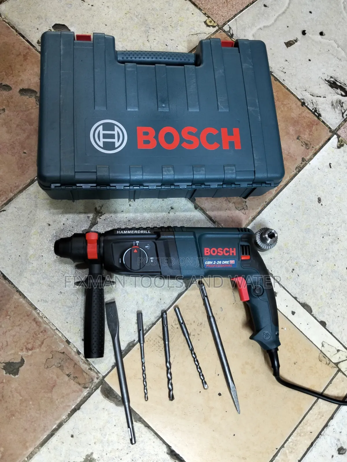 Tough Hilt Bosch Rotary Drill Hammer 800 Watts 5 Bis Set