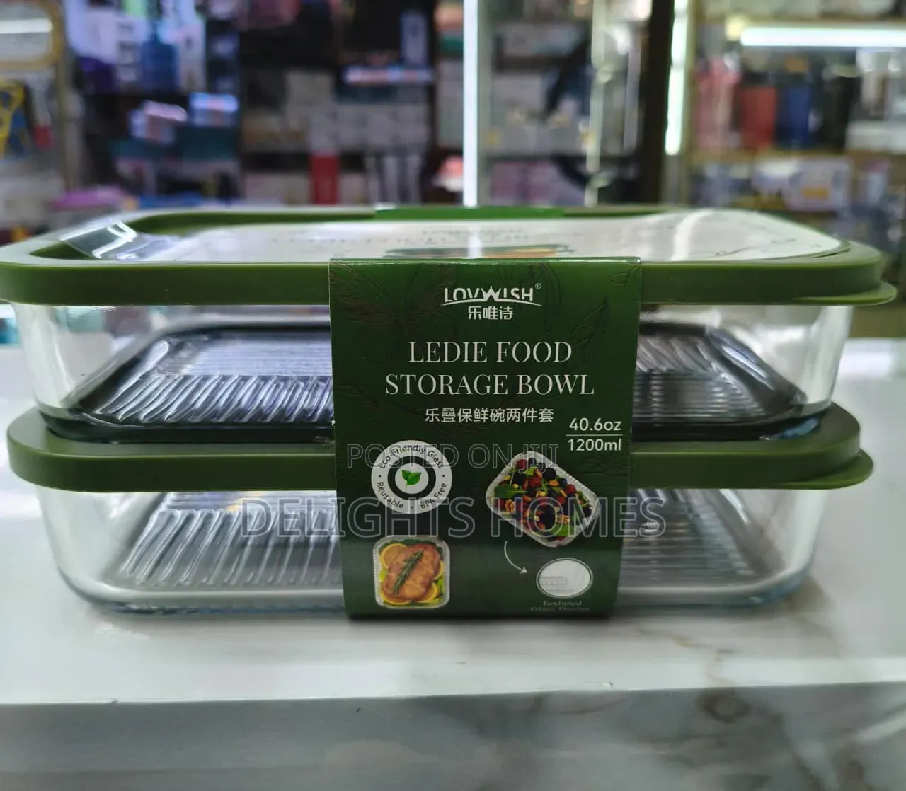 2pcs Large Capacity Food Storage Glass_hg