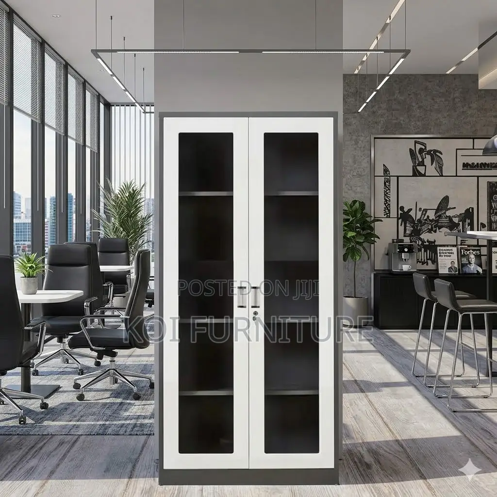 Office Cabinet; Steel Office Cabinet With Movable Shelves