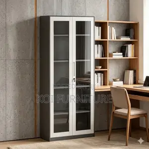 Office Cabinet; Steel Office Cabinet With Movable Shelves