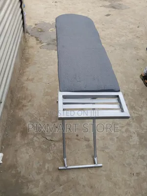 Foldable Ironing Board for All Linen Types, With Iron Rest