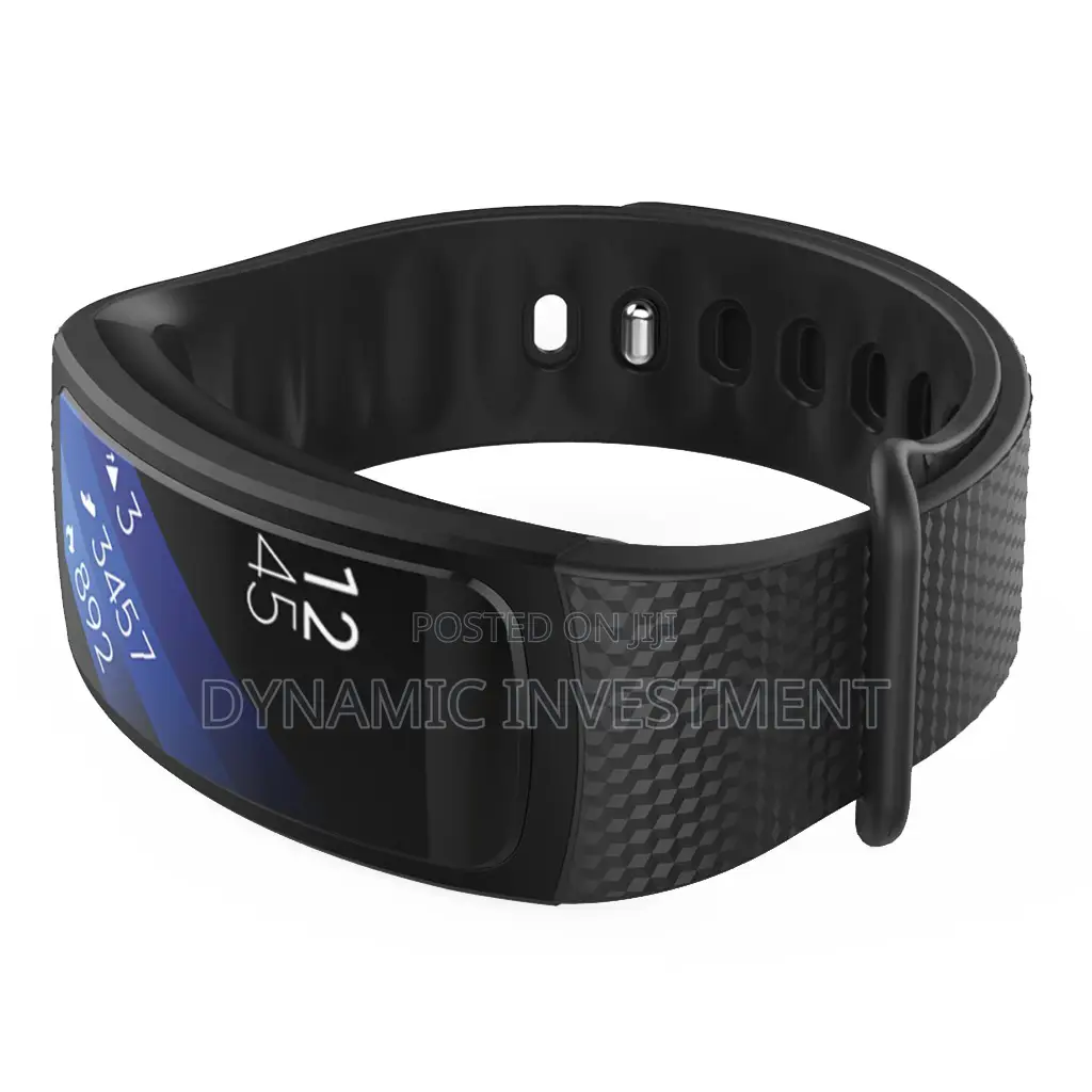 Samsung Gear Fit2 Sm-r360 Silicone Watch Band Strap Black Fit 2