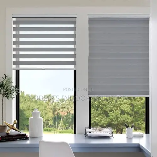 Zebra Blind Style for Total Room Ambiance.
