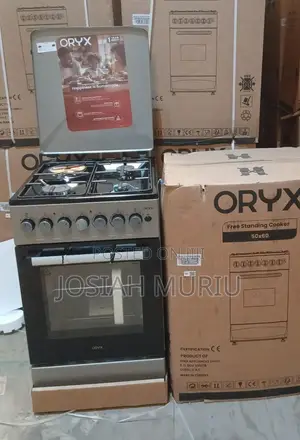 Mika Oryx Standing Cooker, 50cm X 60cm, 3 Gas Pool Jet Burners +1plate
