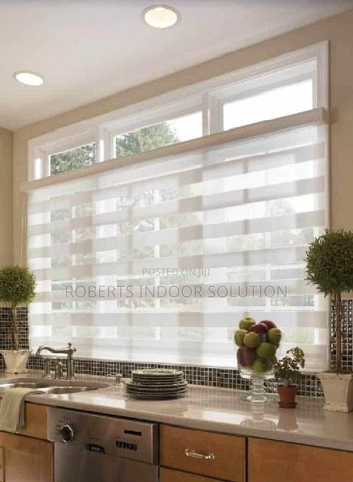 Urban Chic Zebra Print Roller Shade - main view