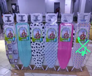 Foldable Ironing Board With Iron Rest - Assorted Prints
