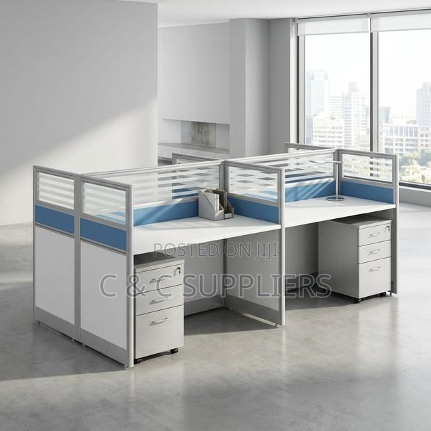 4-Seater Office Workstation - thumbnail 2