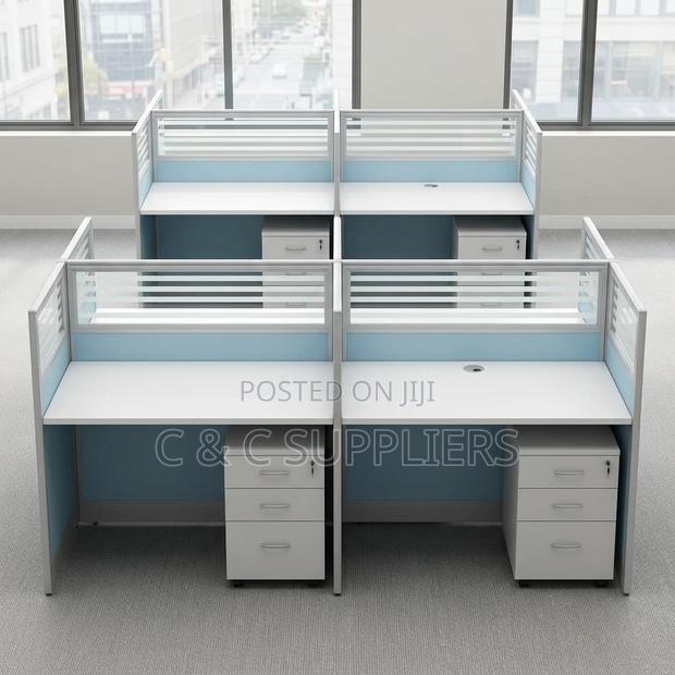 4-Seater Office Workstation - thumbnail 3