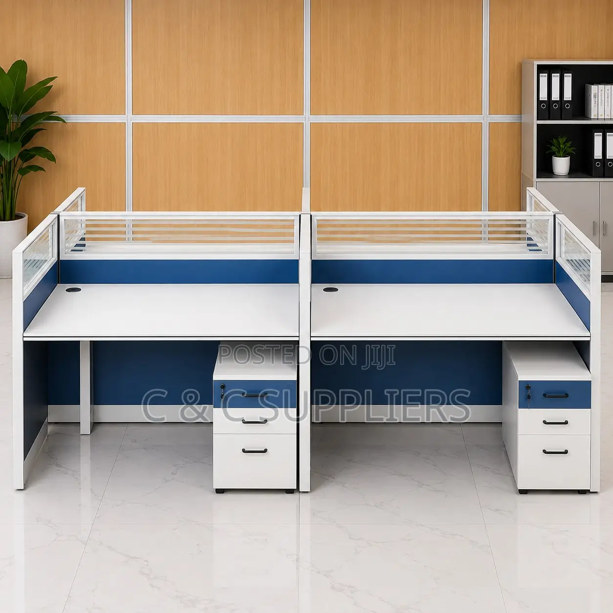 4-Seater Office Workstation