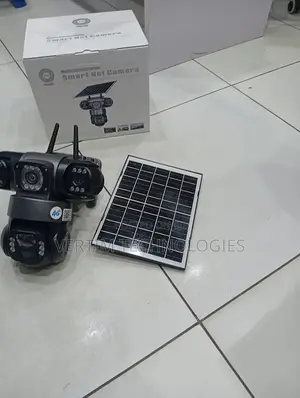 Colored Night Vision 2mp Ultra Hd 4g PTZ Triple Lens Solar Camera