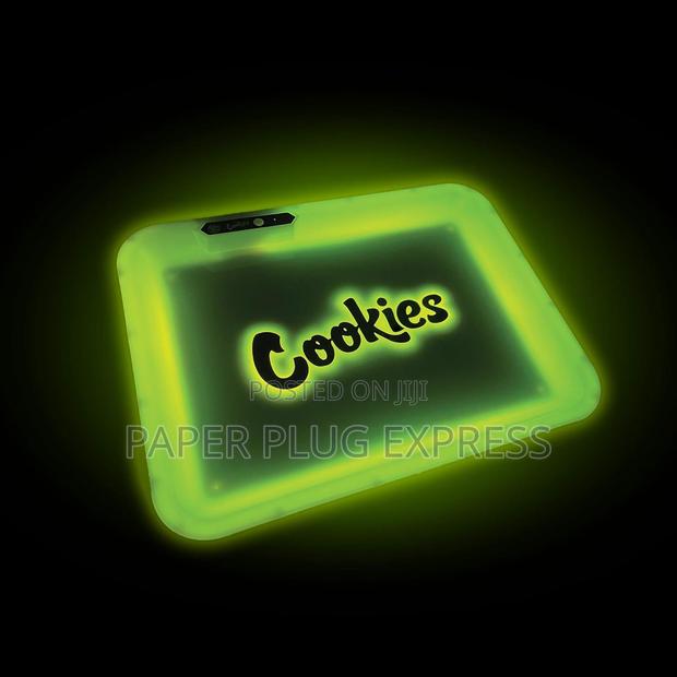 Cookies Rechargeable Led Rolling Tray - Green - thumbnail 3
