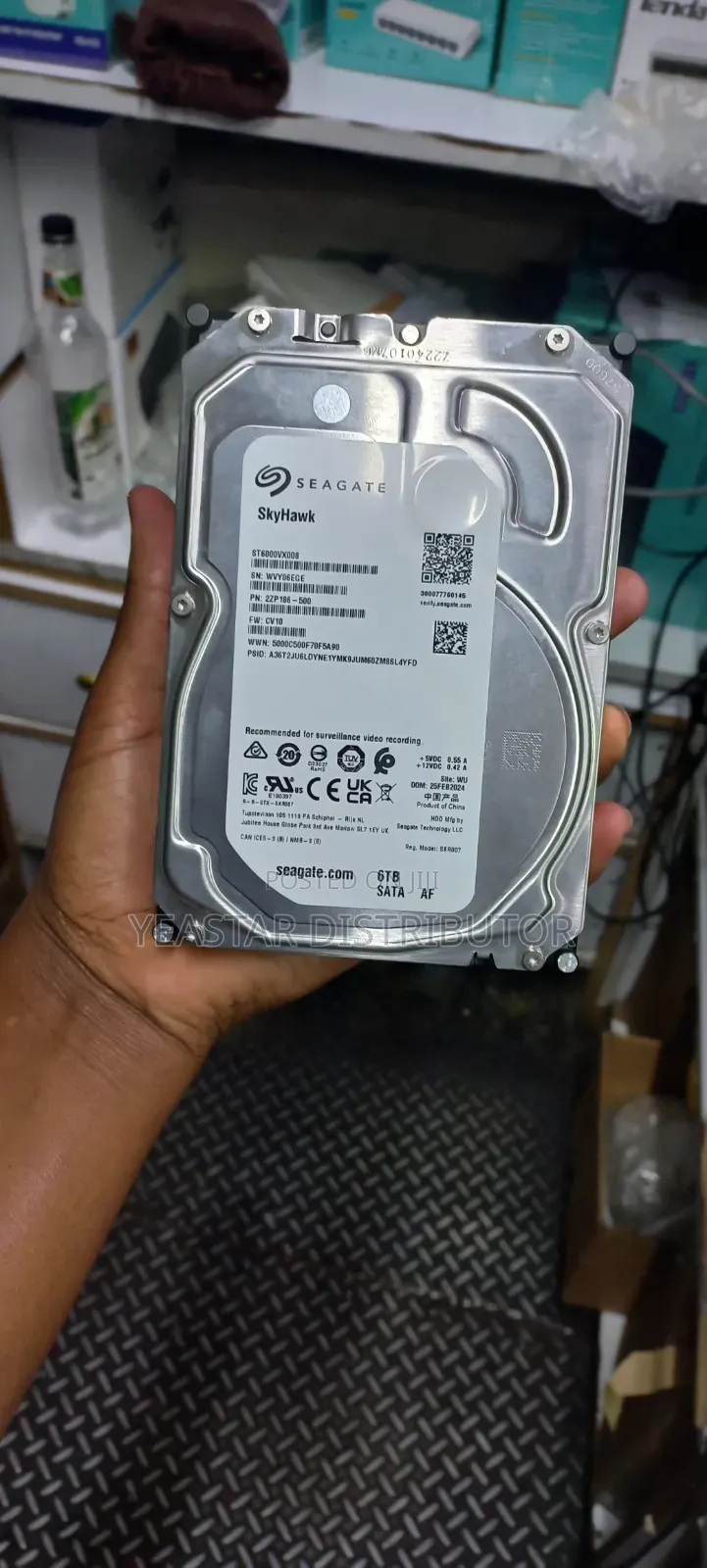 Seagate Skyhawk Internal Hard Drive 6 Tb