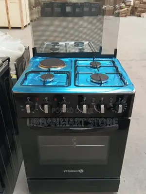 Volsmart Efficient 3 Gas + 1 Electric Cooker Cooker, 50 by 55
