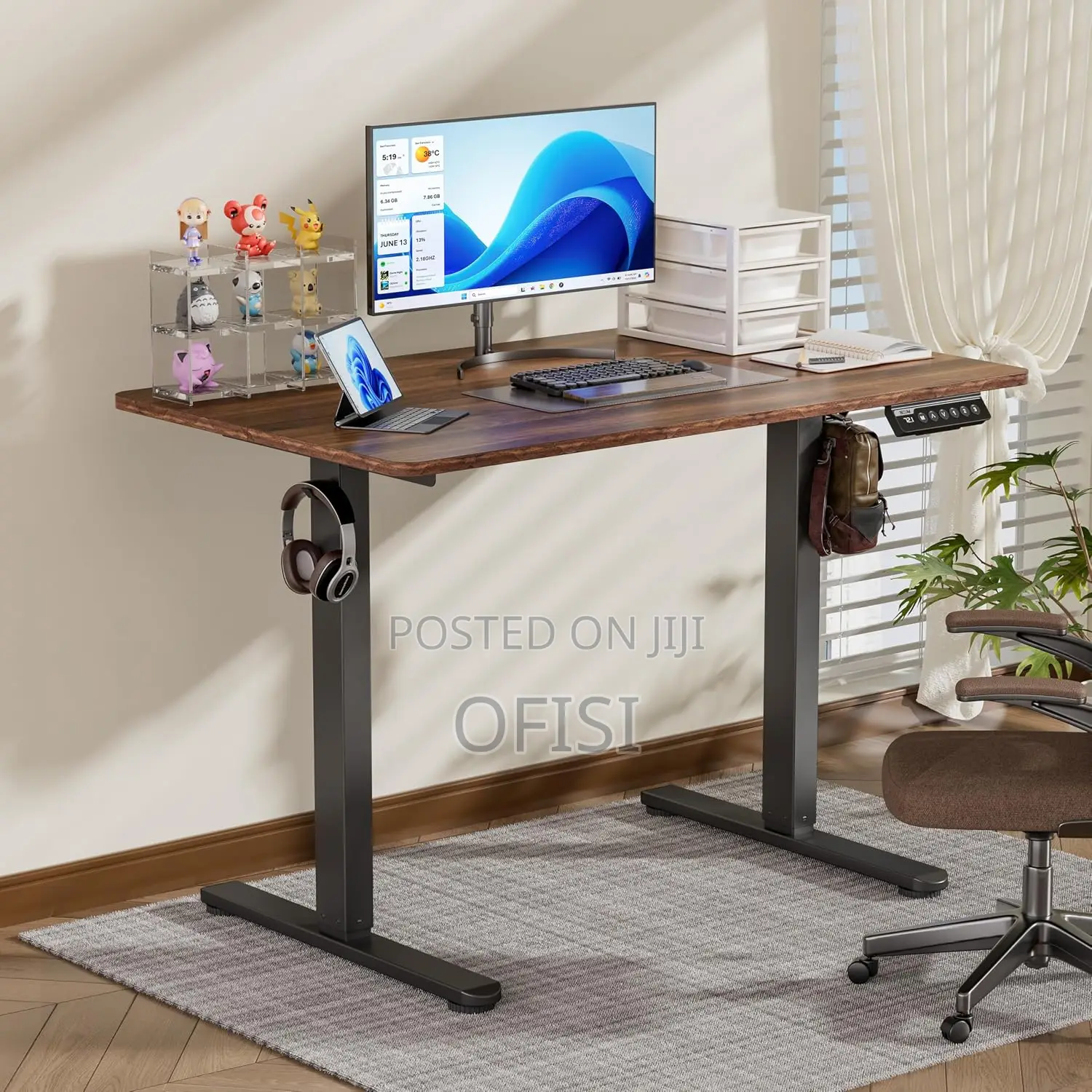 Electric Standing Desk 120x60cm (48x24")