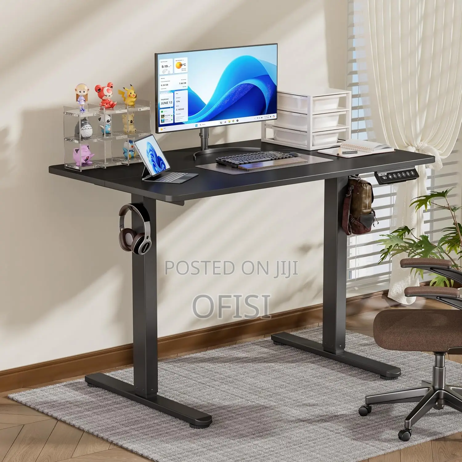 Electric Standing Desk 120x60cm (48x24")