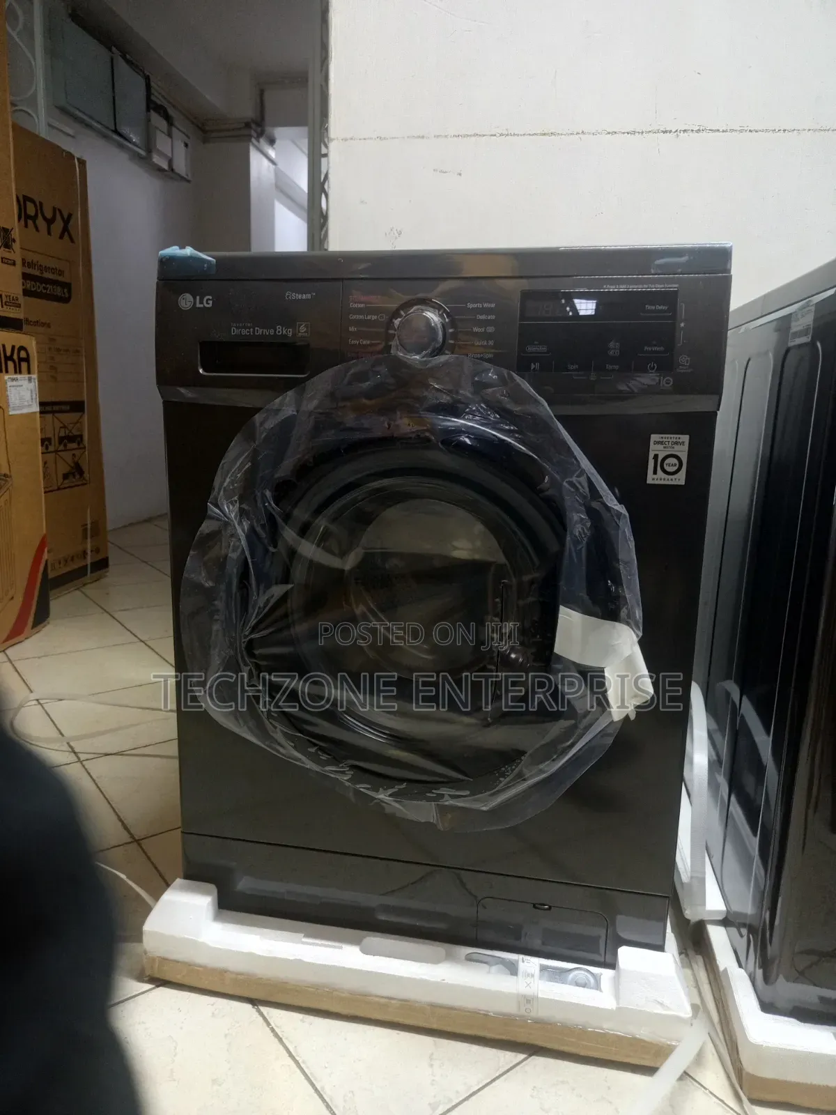 Lg 9kg Wash and Spin Washing Machine With Direct Drive 