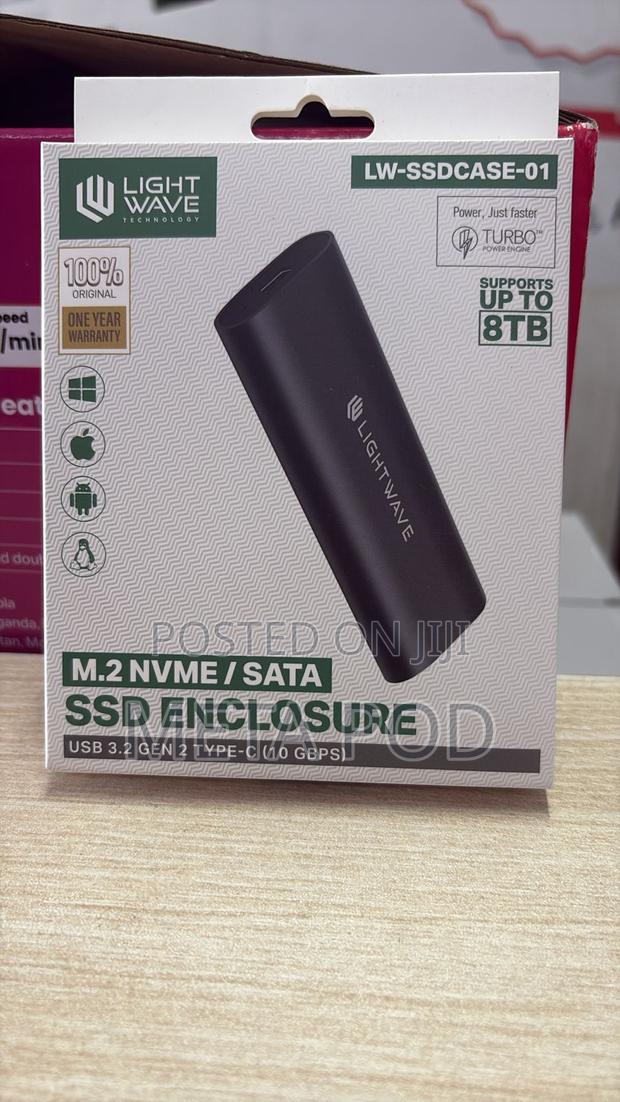 Lightwave M.2 Nvme/Sata SSD Enclosure