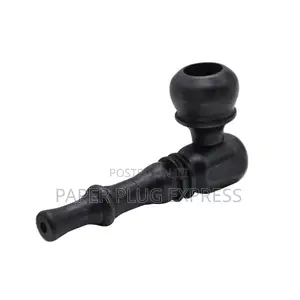 Matte Black Wooden Hand Pipe