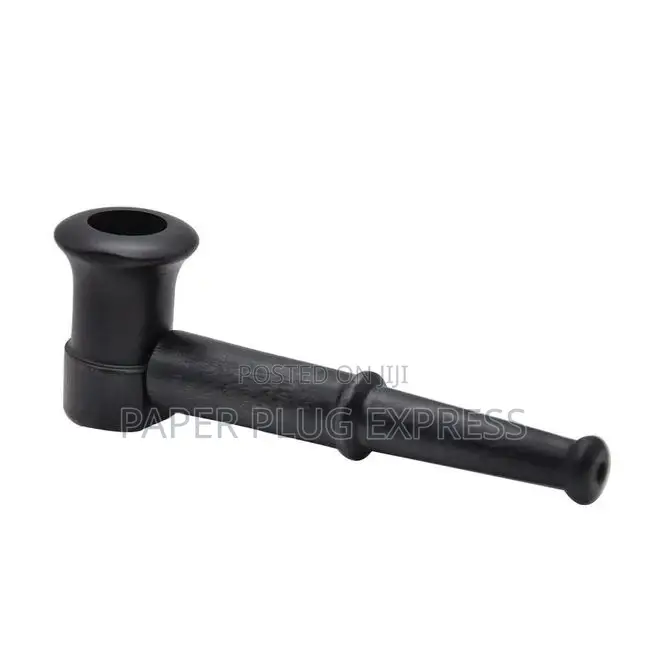 Matte Black Wooden Hand Pipe