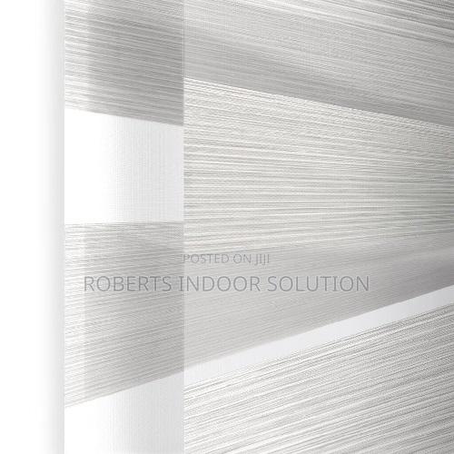 No-Drill Easy Install Zebra Roller Blinds