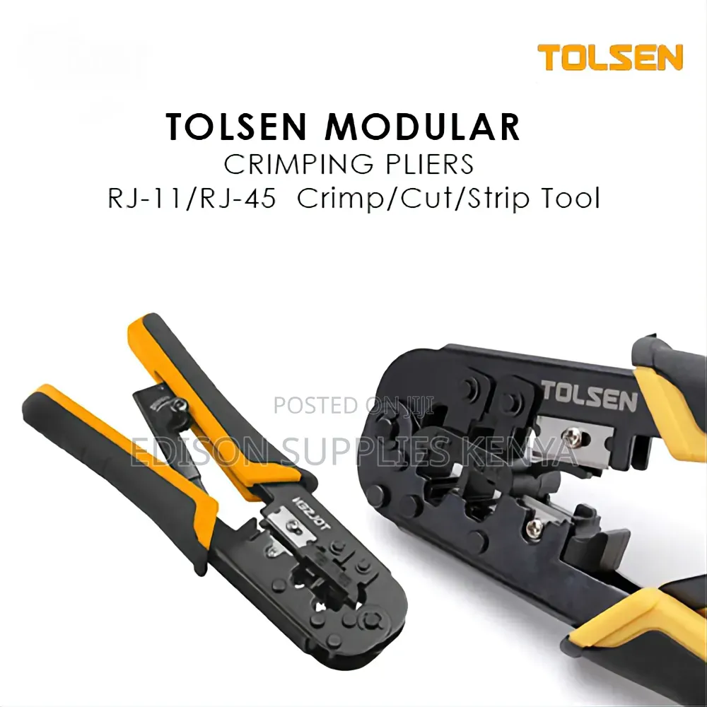 Tolsen Ratchet Modular Crimping Pliers Cable Cutter Wire Stripping