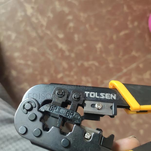 Tolsen Crimping Pliers, Network Cable Crimper, Wire Stripping Pliers - thumbnail 4