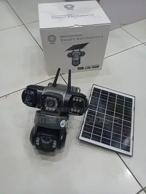 Audio Recording 2mp Ultra Hd 4g PTZ Triple Lens Solar Camera