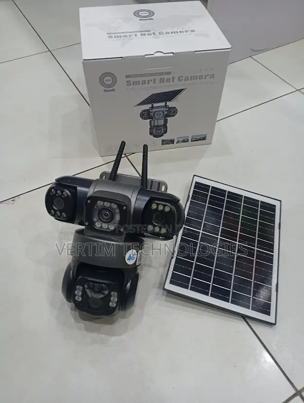 Audio Recording 2mp Ultra Hd 4g PTZ Triple Lens Solar Camera