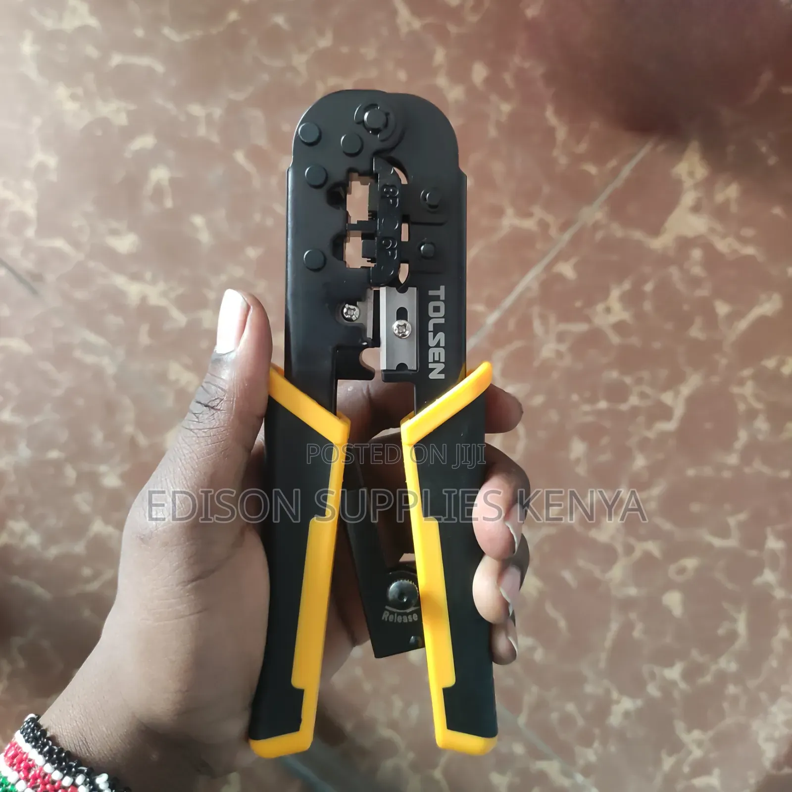 Tolsen Ratchet Modular Crimping Pliers Cable Cutter Wire Stripping
