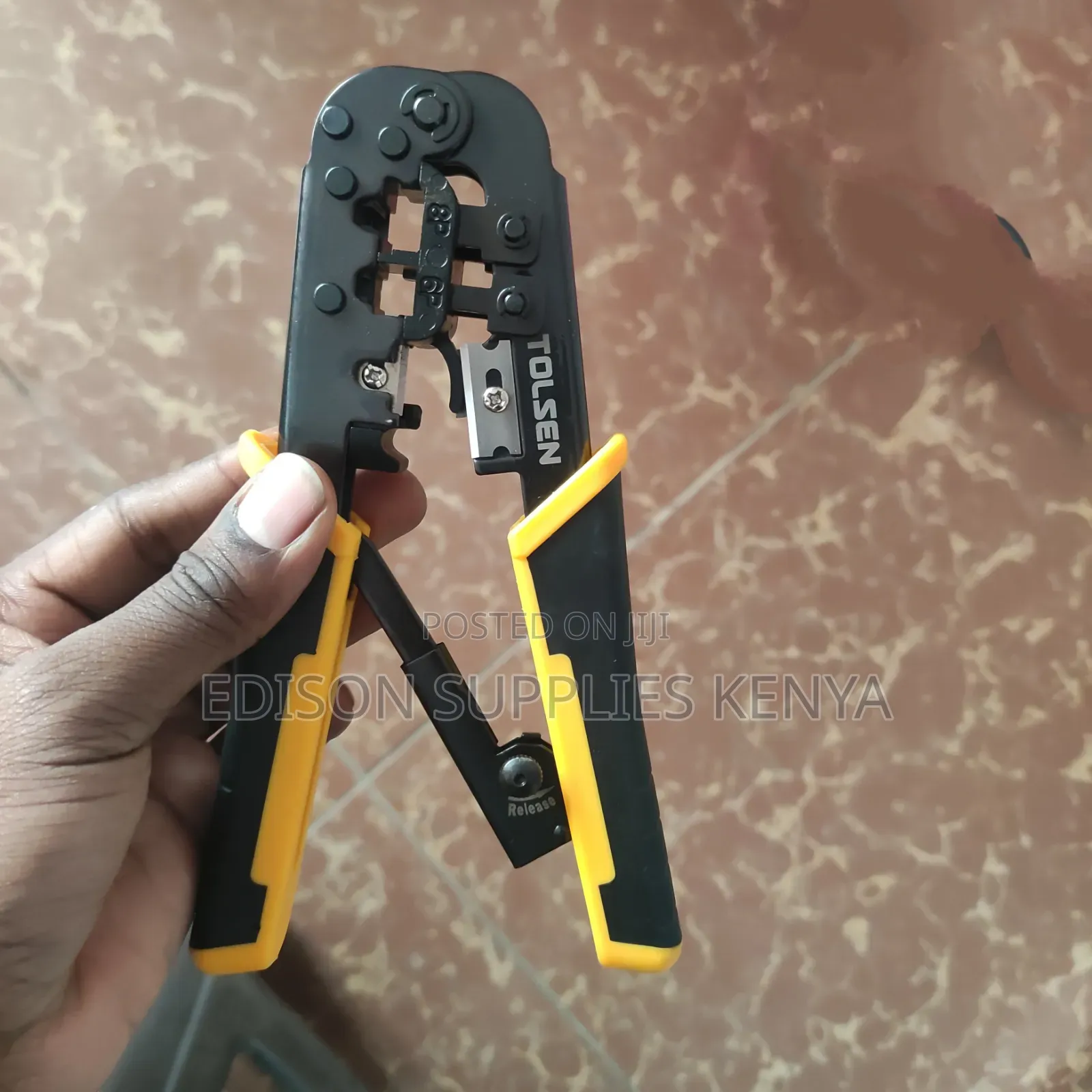 Tolsen Ratchet Modular Crimping Pliers Cable Cutter Wire Stripping